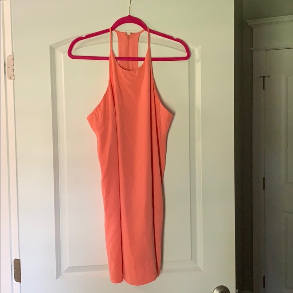 Pink pencil dress